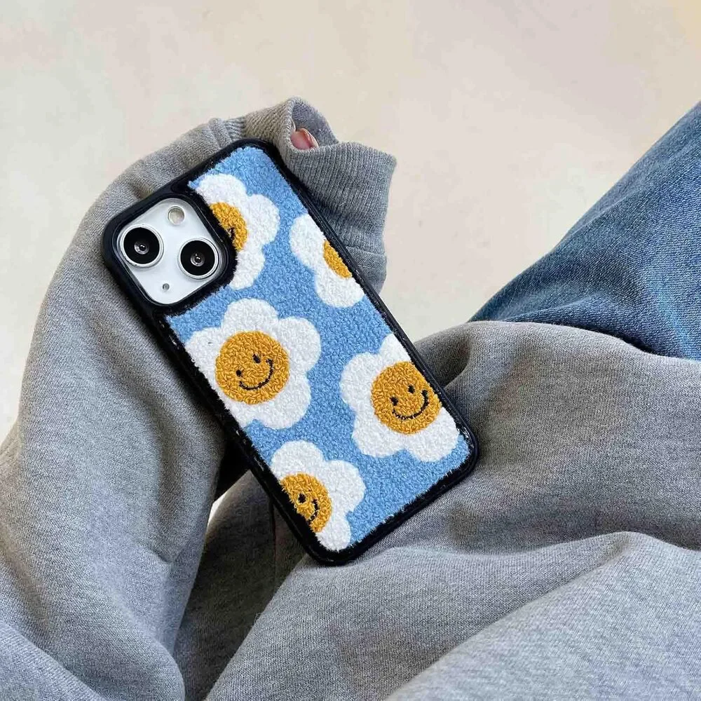 Cute Sunflower Phone Case for iPhone 15 6.1inch 2023 Cool Girls Women